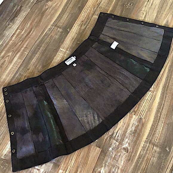 Frame Denim Suede Button Front Skirt - Picture 9 of 16